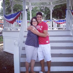 Gabriel and his American Mom